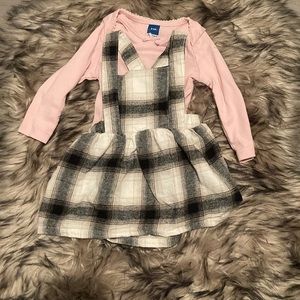 Old navy cross back dress and onesie combo